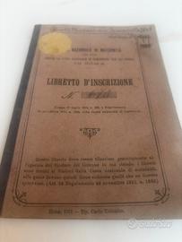 Librerto nazionale di maternita primi del 900