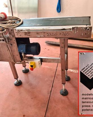 Nastro per industria alimentare usato