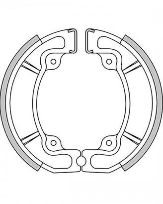 Coppia ceppi freno posteriore per Cagiva Aletta Ro