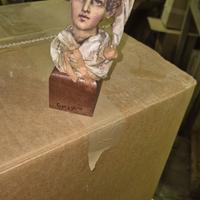 Busto in carta pesta di Guarascio