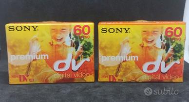 Sony 2 videocassette mini DV nuove