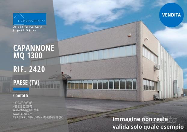 Capannone 1300 mq a Paese (TV) Rif. 2420