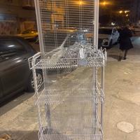 Scaffale salamandra in acciaio