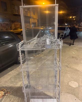 Scaffale salamandra in acciaio