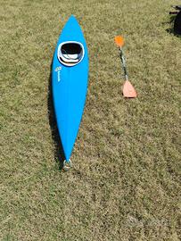 canoa kayak in vetroresina 