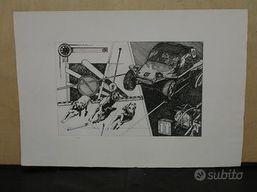 Serigrafia firmata e numerata