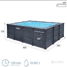 Piscina Intex Graphite 26396NP