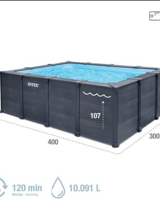Piscina Intex Graphite 26396NP