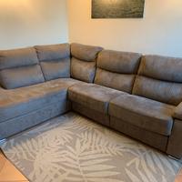 Divano con penisola Made in Italy