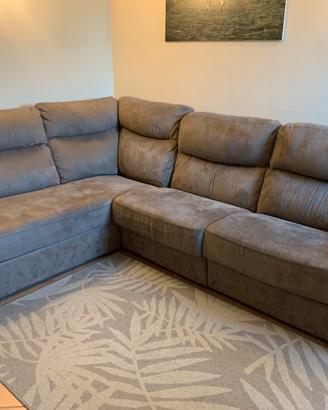 Divano con penisola Made in Italy