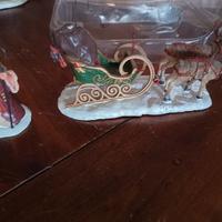 Lemax babbo natale con la slitta