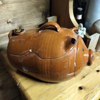 tegame terra cotta maialino 