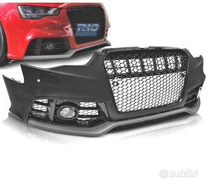 PARAURTI ANTERIORE AUDI A5 11-16 LOOK RS5 NERO PDC