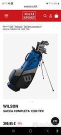 Sacca golf completa wilson 1200 tpx grafite