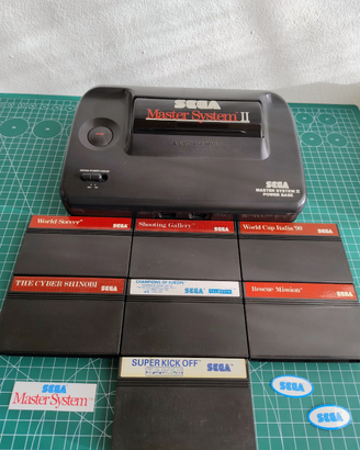 💥 SEGA MASTER SYSTEM II + 8 GIOCHI ORIGINALI
