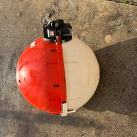 Sfere in plastica bianco rossa diametro 80cm