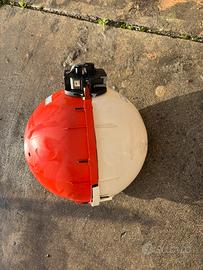 Sfere in plastica bianco rossa diametro 80cm