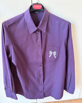 Camicia viola Elena Miro