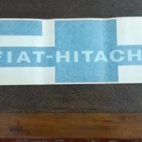 Fiat-Hitachi-Decalcomania adesiva grande del 2001