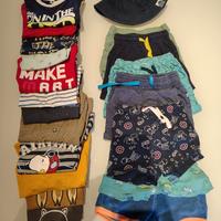 lotto bambino neonato 12/18 estate