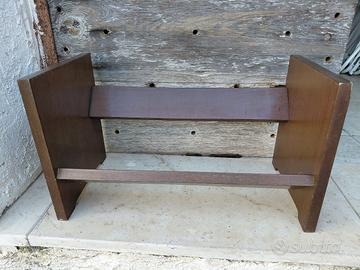 reggi libri libreria in legno vintage anni 70