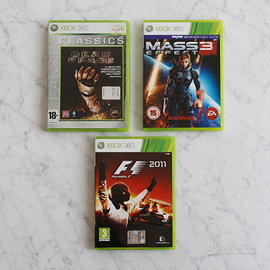 Lotto 3 Giochi Xbox 360 – Dead Space, Mass Effect