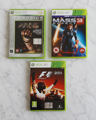 Lotto 3 Giochi Xbox 360 – Dead Space, Mass Effect