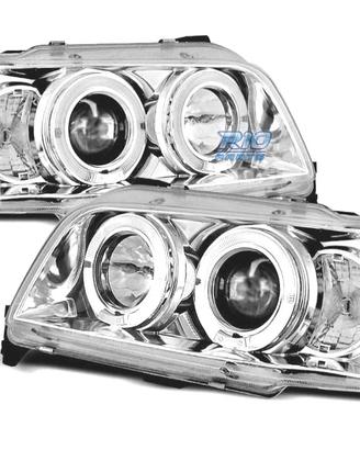 FARI PER RENAULT CLIO 90-95 ANGEL EYES FONDO CROMA