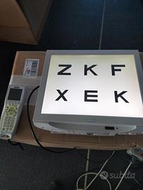 vision chart Nidek SC 1700 con telecomando 