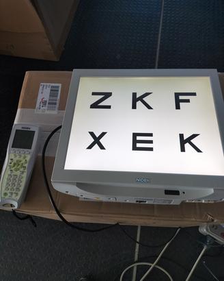 vision chart Nidek SC 1700 con telecomando 