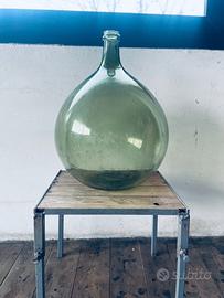 Antica damigiana in vetro soffiato (6)