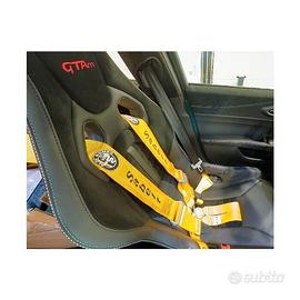 Set di 2 cinture Sabelt gialle per Alfa Giulia GTA