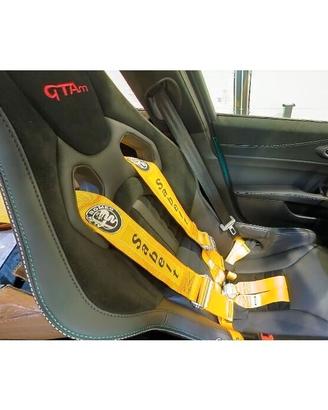 Set di 2 cinture Sabelt gialle per Alfa Giulia GTA