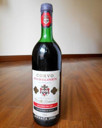 Vino del 1982 - Corvo Rosso Duca di Salaparuta