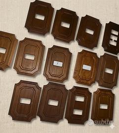 Placche Interruttori in Legno Pregiato