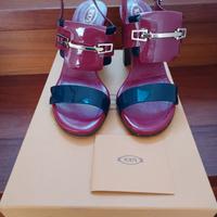 Sandali Tod's n°37 Slingback in vernice bicolore