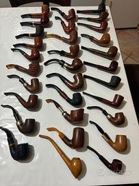 set di pipe + porta pipe,pressini,filtri e scovoli