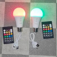 Lampadine RGB con telecomando e colori