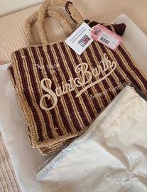 MC2 Saint Barth Colette Raffia Stripes Mini