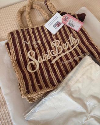 MC2 Saint Barth Colette Raffia Stripes Mini