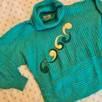 EMILIO PUCCI maglione vintage mohair e lurex L XL