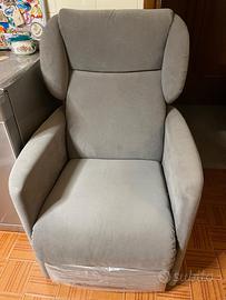 Poltrona relax + lift  2 motori roller system