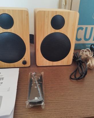 Casse BT Wavemaster Cube Mini Neo 2.0 Bamboo PC TV