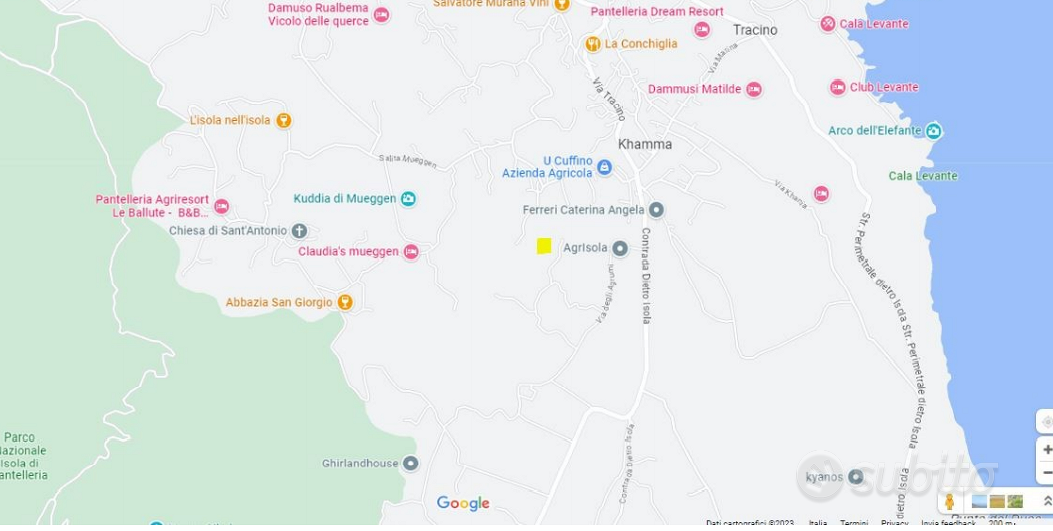 DAMMUSO A PANTELLERIA CON TERRENO DA 8.000MQ. - Vista 4