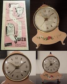 Orologio sveglia swiza coquet 4 jewels swiss made