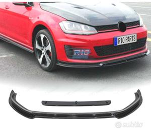 SPOILER LIP VOLKSWAGEN VW GOLF 7 GTI NERO