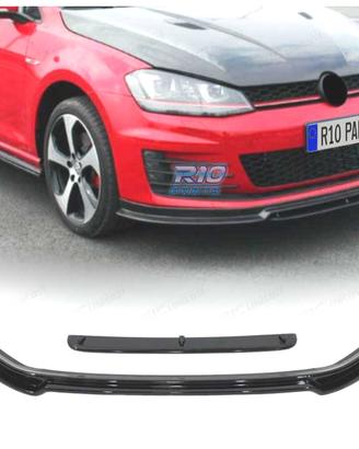 SPOILER LIP VOLKSWAGEN VW GOLF 7 GTI NERO