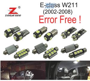 KIT 25 LAMPADE LED INTERNE MERCEDES CLASSE E W211 