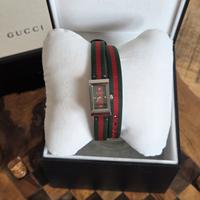 Orologio Gucci G-Frame YA147510 verde rosso