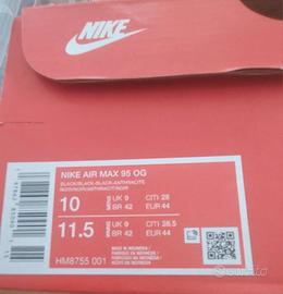 nike air 95 OG Nero